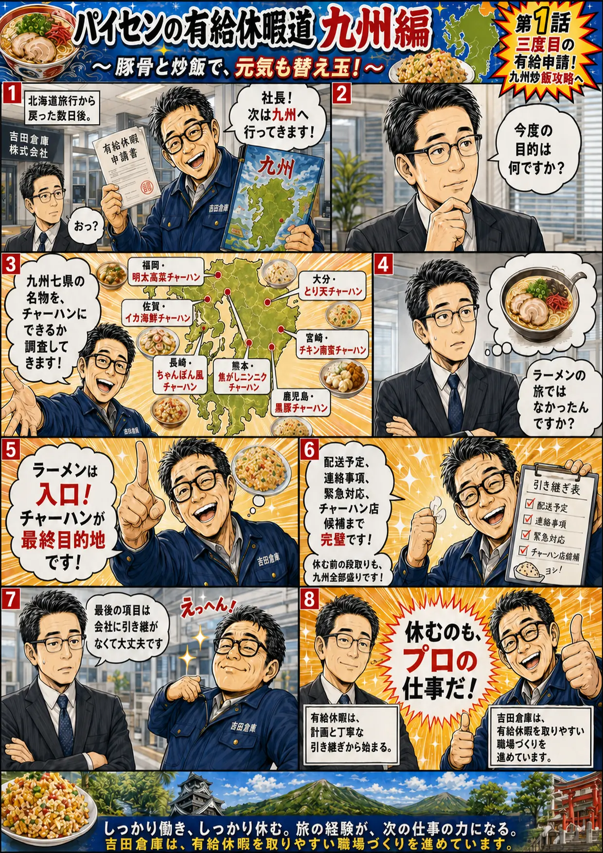 パイセンの有給休暇道・九州編 第1話