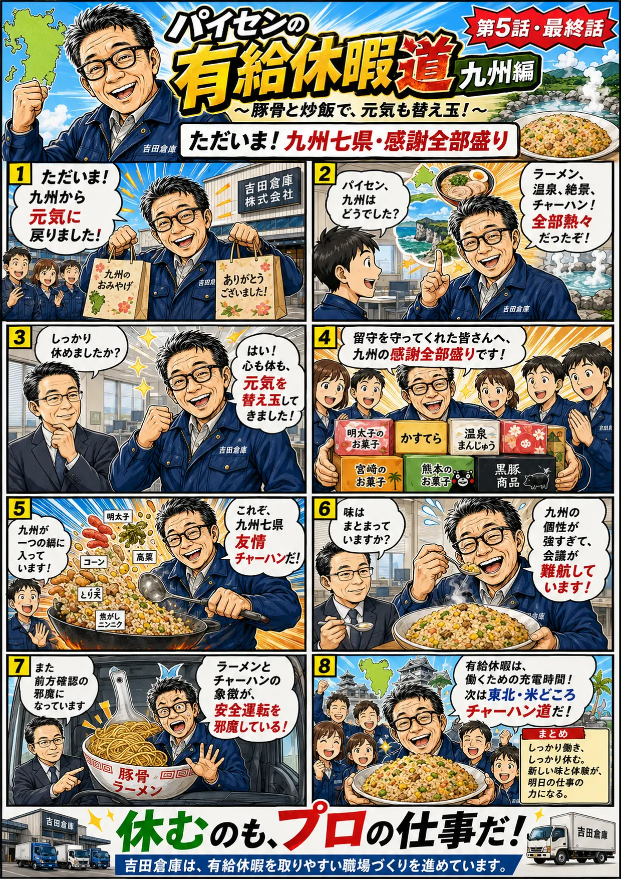 パイセンの有給休暇道・九州編 第5話・最終話